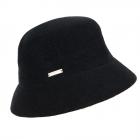 SEEBERGER | Cloche da donna in lana cotta nero