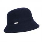 SEEBERGER | Cloche da donna in lana cotta blu