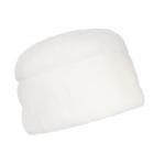 SEEBERGER | Cappello da donna Touque in pelliccia sintetica bianco naturale