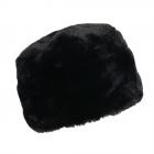 SEEBERGER | Cappello da donna Touque in pelliccia sintetica nero