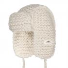 BARTS | Cappello bomber da donna in maglia bianco naturale