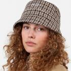 BARTS | Cappello da pesca da donna alla moda con motivo a scacchiera marrone medio