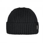 BARTS | Sumter Beanie Cappello Docker lavorato a maglia con risvolto nero