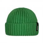 BARTS | Sumter Beanie Cappello Docker lavorato a maglia con risvolto verde