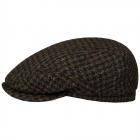 STETSON | Berretto piatto da uomo 100% lana vergine blu scuro
