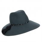 MAYSER | Cappello invernale da donna in lana a tesa larga verde oliva.