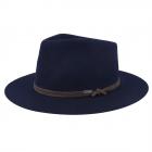 STETSON | Cappello di lana Fedora in feltro di lana blu