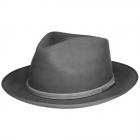 STETSON | Cappello Fedora da uomo in feltro di lana grigio