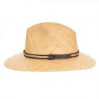 Cappello di paglia con nastro naturale