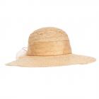 Cappello di paglia da donna in rafia naturale
