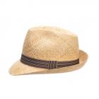 HUTTER | cappello di paglia trilby per ragazzi naturale