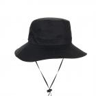 HUTTER | Cappello a secchiello impermeabile a tesa larga nero