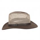 HUTTER | Cappello australiano con rete marrone