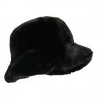 FASHION | Cappello da pescatore in peluche da donna nero