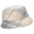 MAYSER | Cappello reversibile da donna in tessuto bianco naturale