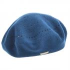 SEEBERGER | Berretto da passeggio da donna con strass blu royal