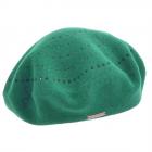 SEEBERGER | Berretto da passeggio da donna con strass verde