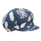 MAYSER | Berretto a palloncino da donna blu denim con motivo blu