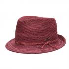 STETSON | Trilby rosso in rafia rosso scuro