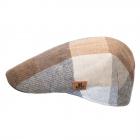JAILJAM | Coppola Flatcap in tessuto a quadri marrone