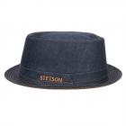 STETSON | Cappello in tessuto sostenibile Pork Pie Denim jeans.