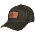 STETSON | Cappello da baseball con patch in pelle e chiusura regolabile marrone scuro