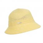 SEEBERGER | cotton-paper mix cloche with pattern naturale
