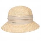 SEEBERGER | Cappello di paglia da donna cloche naturale
