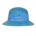 SEEBERGER | Cappello di paglia da donna cloche jeans.
