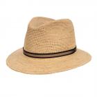 BORSALINO | Traveller Premium in paglia di rafia pieghevole naturale