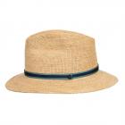 BORSALINO | Cappello all'uncinetto in rafia fatto a mano per uomo Rollbar naturale