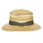 ALFONSO D'ESTE | Cappello Panama 100% Paglia verde oliva.