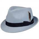 STETSON | Cappello trilby in 100% lana unisex celeste