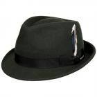 STETSON | Cappello trilby in 100% lana unisex verde