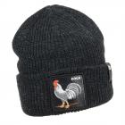 GOORIN | Motivo: Cappello a maglia a forma di gallo con risvolto nero