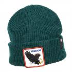 GOORIN | Motivo: Cappello Freedom Watch Cap Beanie lavorato a maglia con risvolto verde bottiglia