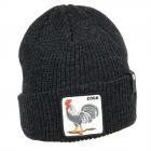 GOORIN | Motivo: Cock Watch Cap Beanie Cappello a maglia con risvolto nero
