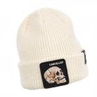 GOORIN | Motivo: Cancellato Watch Cap Beanie Cappello a maglia con risvolto bianco naturale