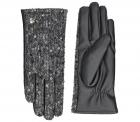 FASHION | Guanto da donna in tessuto misto lana con paillettes e funzione touchscreen nero