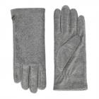 FASHION | Guanto da donna in micropile con rivetti e occhielli grigio