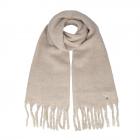 FASHION | Sciarpa invernale da donna con lurex e frange 40x190 cm beige