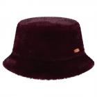 BARTS | Cappello da pesca da donna in pelliccia sintetica con fodera in raso melanzana