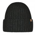BARTS | Cappello da uomo in maglia con risvolto e fascia in pile nero