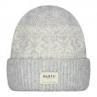 BARTS | Cappello da donna in maglia con stampa invernale e risvolto grigio chiaro
