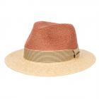 STETSON | Cappello di paglia Traveller in rafia toyo per uomo ruggine