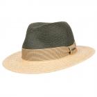 STETSON | Cappello di paglia Traveller in rafia toyo per uomo verde oliva.