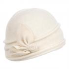 SEEBERGER | Cappelli da lana cotta da donna 100% lana vergine bianco naturale
