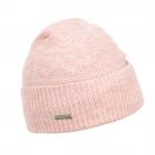 SEEBERGER | Cappello da donna in maglia con disegno jacquard e risvolto rosa