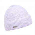 SEEBERGER | Cappello da donna in maglia con disegno jacquard e risvolto viola 1