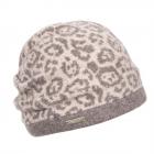 SEEBERGER | Cappelli da donna in lana vergine ispirati al look leopardato marrone chiaro
